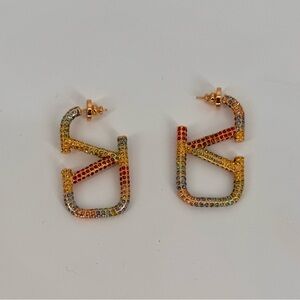 Valentino multi color earrings